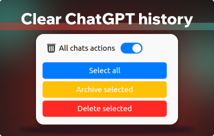 ChatGPT Delete All Chats